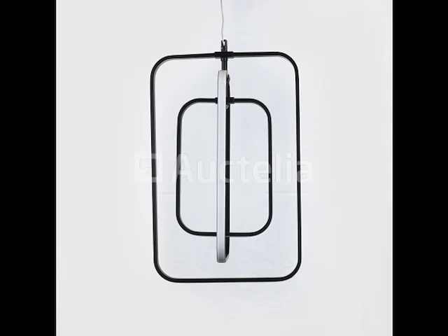 Led hanglamp – 5835/3 – 45w – zwart – in hoogte verstelbaar – rechthoekig design - afbeelding 1 van  3
