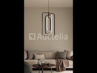 Led hanglamp – 5835/3 – 45w – zwart – in hoogte verstelbaar – rechthoekig design - afbeelding 1 van  3