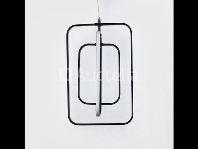 Led hanglamp – 5835/3 – 45w – zwart – in hoogte verstelbaar – rechthoekig design - afbeelding 2 van  3