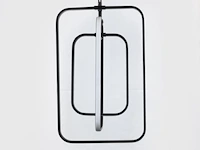 Led hanglamp – 5835/3 – 45w – zwart – in hoogte verstelbaar – rechthoekig design - afbeelding 3 van  3