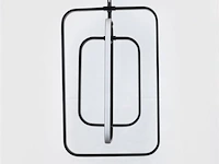 Led hanglamp – 5835/3 – 45w – zwart – in hoogte verstelbaar – rechthoekig design - afbeelding 3 van  3