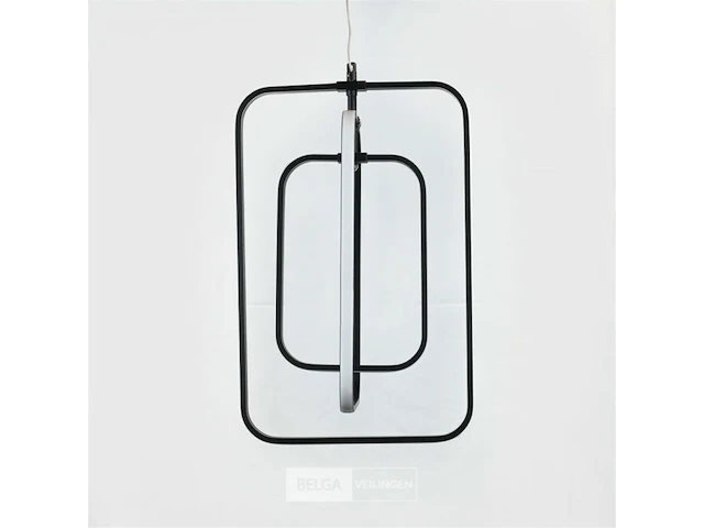 Led hanglamp – 5835/3 – 45w – zwart – in hoogte verstelbaar – rechthoekig design - afbeelding 4 van  4