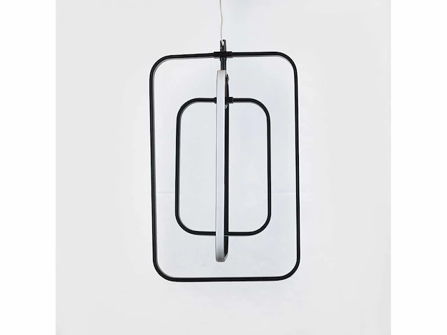 Led hanglamp – 5835/3 – 45w – zwart – in hoogte verstelbaar – rechthoekig design - afbeelding 3 van  3