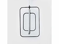 Led hanglamp – 5835/3 – 45w – zwart – in hoogte verstelbaar – rechthoekig design - afbeelding 3 van  3