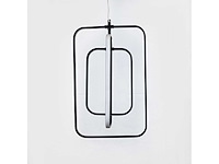 Led hanglamp – 5835/3 – 45w – zwart – in hoogte verstelbaar – rechthoekig design - afbeelding 4 van  4