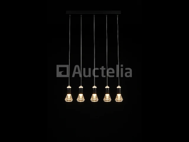 Led hanglamp – b029/5 – 3000k – warm wit – 600 mm – in hoogte verstelbaar – zilver - afbeelding 3 van  4