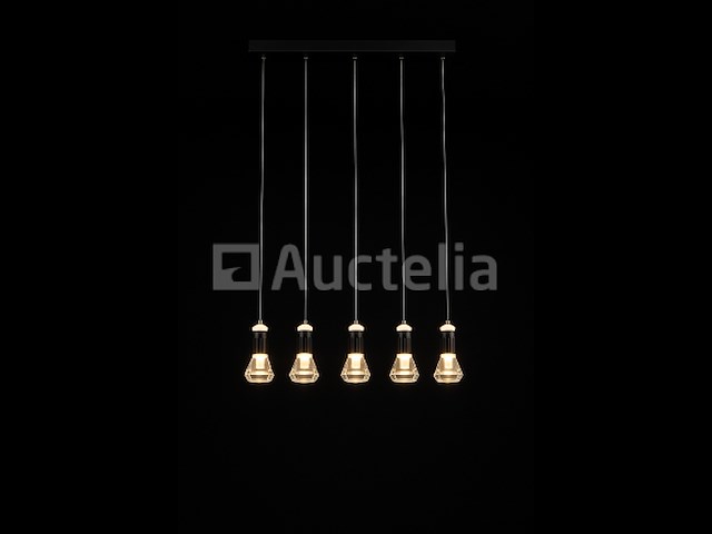 Led hanglamp – b029/5 – 3000k – warm wit – 600 mm – in hoogte verstelbaar – zilver - afbeelding 4 van  4