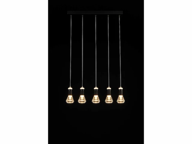 Led hanglamp – b029/5 – 3000k – warm wit – 600 mm – in hoogte verstelbaar – zilver - afbeelding 4 van  4