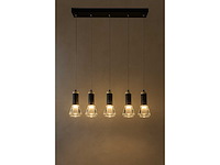 Led hanglamp – b029/5 – 3000k – warm wit – 600 mm – in hoogte verstelbaar – zilver - afbeelding 2 van  4