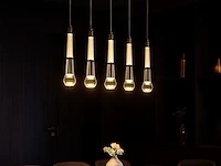 Led hanglamp – b032/5 – 3000k – warm wit – 600 mm – in hoogte verstelbaar – zilver - afbeelding 2 van  4