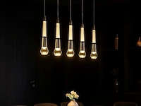 Led hanglamp – b032/5 – 3000k – warm wit – 600 mm – in hoogte verstelbaar – zilver - afbeelding 3 van  5