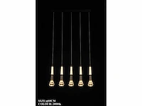 Led hanglamp – b032/5 – 3000k – warm wit – 600 mm – in hoogte verstelbaar – zilver - afbeelding 4 van  4