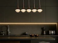 Led hanglamp – b037/5 – 3000k – warm wit – 600 mm – in hoogte verstelbaar – zilver - afbeelding 2 van  4