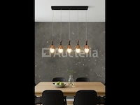 Led hanglamp – b038/5 – 3000k – warm wit – 600 mm – in hoogte verstelbaar – zilver - afbeelding 4 van  4