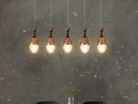 Led hanglamp – b038/5 – 3000k – warm wit – 600 mm – in hoogte verstelbaar – zilver - afbeelding 2 van  4