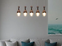 Led hanglamp – b038/5 – 3000k – warm wit – 600 mm – in hoogte verstelbaar – zilver - afbeelding 3 van  4