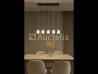 Led hanglamp – b040/5 – 3000k – warm wit – 600 mm – in hoogte verstelbaar – zilver - afbeelding 2 van  4