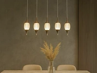 Led hanglamp – b040/5 – 3000k – warm wit – 600 mm – in hoogte verstelbaar – zilver - afbeelding 5 van  5
