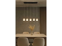 Led hanglamp – b040/5 – 3000k – warm wit – 600 mm – in hoogte verstelbaar – zilver - afbeelding 4 van  4