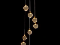 Led hanglamp – b051/8 – 3000k – warm wit – ø400 mm – in hoogte verstelbaar – zilver - afbeelding 3 van  3