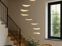 Led hanglamp – b060/8 – 3000k – warm wit – ø400 mm – in hoogte verstelbaar – zilver - afbeelding 3 van  3