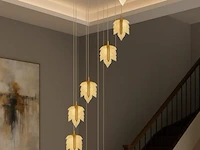 Led hanglamp – b063/8 – 3000k – warm wit – ø400 mm – in hoogte verstelbaar – zilver - afbeelding 2 van  4