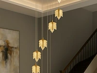 Led hanglamp – b063/8 – 3000k – warm wit – ø400 mm – in hoogte verstelbaar – zilver - afbeelding 3 van  5