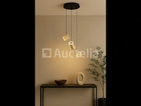Led hanglamp – b068/3 – 3000k – warm wit – ø330 mm – in hoogte verstelbaar – zilver - afbeelding 2 van  4