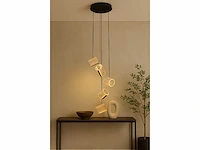Led hanglamp – b068/5 – 3000k – warm wit – ø350 mm – in hoogte verstelbaar – zilver - afbeelding 2 van  4