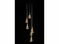 Led hanglamp – b073/6 – 3000k – warm wit – ø350 mm – in hoogte verstelbaar – zilver - afbeelding 4 van  4