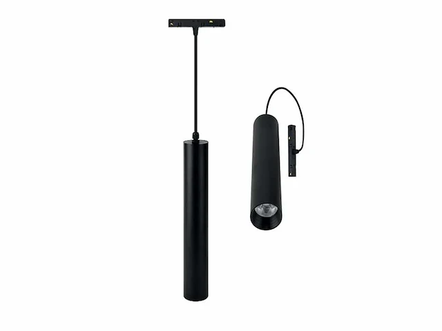 Led hangspot op magnetische rail 48v - 4200k neutraal wit -20w - zwart (x10) - afbeelding 2 van  4