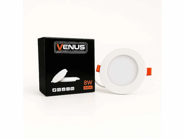 Led inbouwpaneel – rond (40x) - afbeelding 1 van  5