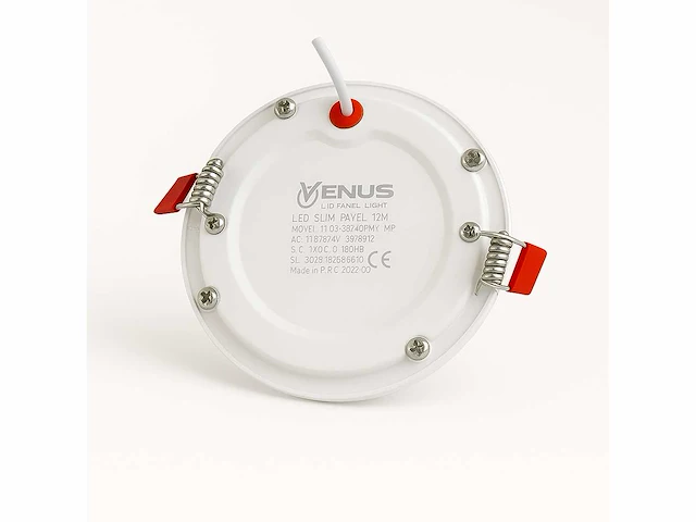 Led inbouwpaneel – rond (40x) - afbeelding 3 van  5