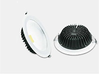 Led inbouwspot – 30w – 3000k warm wit – cob – rond – 2700 lm – ø300 mm – ip20 (x10) - afbeelding 2 van  4
