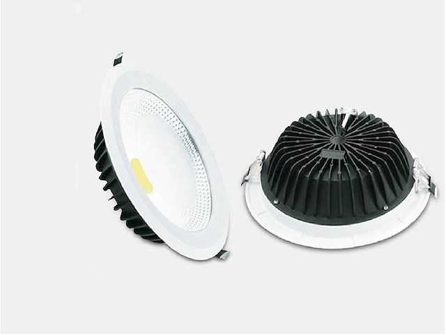 Led inbouwspot – 30w – 3000k warm wit – cob – rond – 2700 lm – ø300 mm – ip20 (x10) - afbeelding 2 van  4