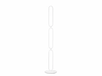Led infinity vloerlamp wit - afbeelding 2 van  4