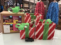 Led kerstdecoratie korven. (3x) - afbeelding 1 van  2