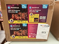 Led kerstdecoratie korven. (3x) - afbeelding 2 van  3