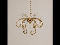 Led kroonluchter – 6015 (8+4) – goud – 12 lampjes – 58w – 4000k neutraal wit – aluminium - afbeelding 2 van  3