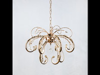 Led kroonluchter – 6015 (8+4) – goud – 12 lampjes – 58w – 4000k neutraal wit – aluminium - afbeelding 3 van  3