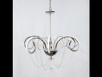 Led kroonluchter – 6017/6 – goud – 6 lampjes – 48w – 3200k neutraal wit – aluminium - afbeelding 3 van  3