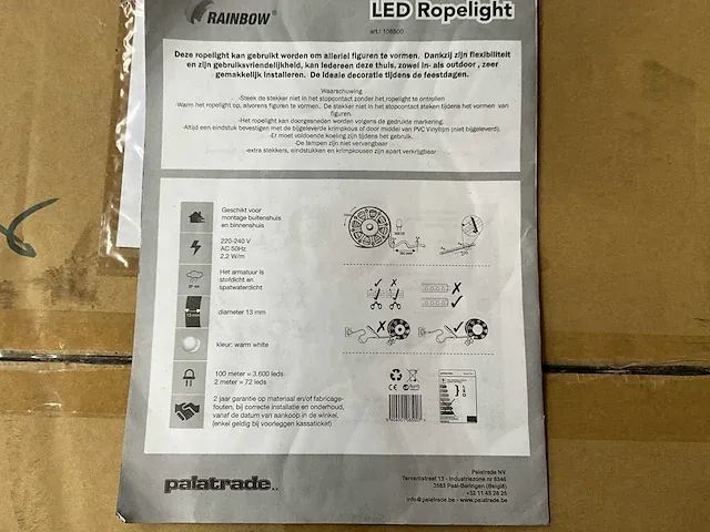 Led lichtslang palatrade model rainbow ref. 100850 - afbeelding 4 van  8
