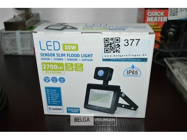 Led met sensor 30w - afbeelding 1 van  4