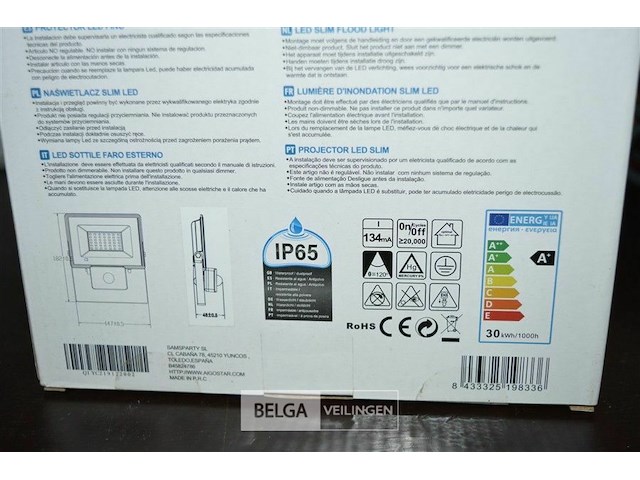 Led met sensor 30w - afbeelding 3 van  4