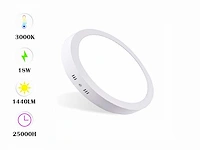 Led paneel - led smd - opbouw (20x) - afbeelding 3 van  4