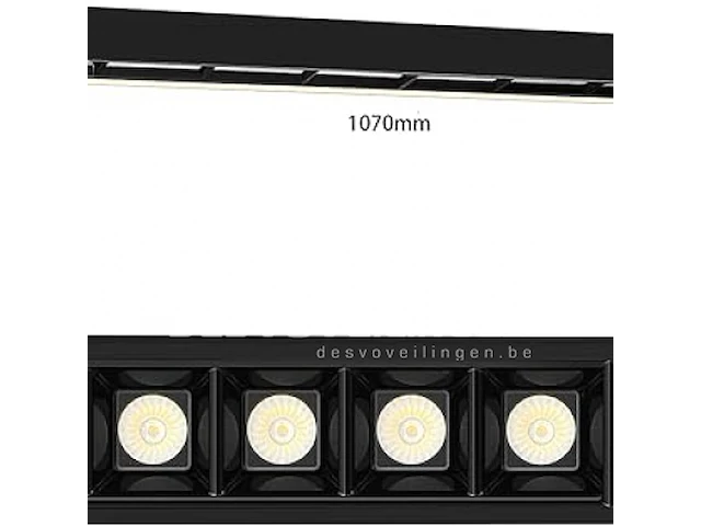 Led plafondlamp 107cm 36w 4000k - afbeelding 2 van  5