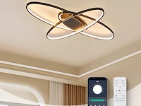 Led plafondlamp ellips zwart - afbeelding 2 van  5