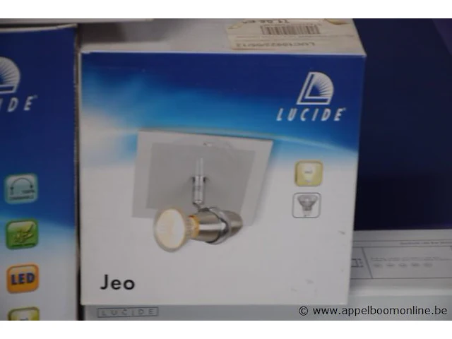 Led plafondlamp vv 4 spots lucide rilou plus 2 plafondlampen vv 2spots lucide en plafondspot lucide - afbeelding 4 van  5