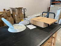 Led plafondlamp / wandlamp 20w – 1760 lm, 3000k, ø350 mm, ip44 ik08 - nieuw (30x) - afbeelding 1 van  8
