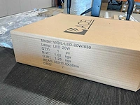 Led plafondlamp / wandlamp 20w – 1760 lm, 3000k, ø350 mm, ip44 ik08 - nieuw (30x) - afbeelding 7 van  8